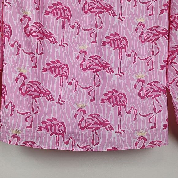 Jude Connelly Lilith Blouse Queen Flamingo Print Size M - Picture 6 of 12